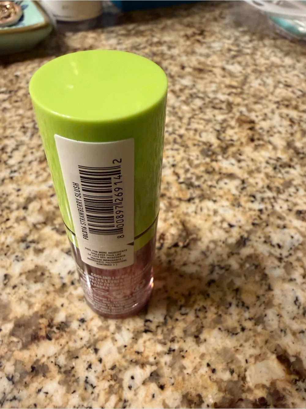 NYX Lip Cool Lip Oil Fat Shillz Oil Fold 16 Strawberry Slush New